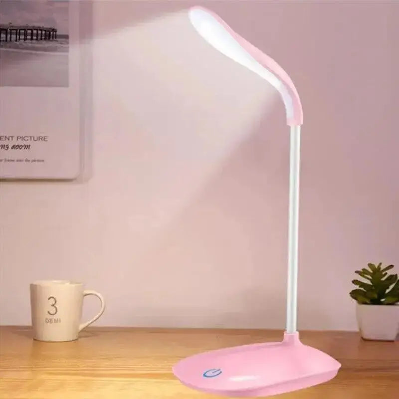 Dormitory Reading the USB Charging LED Lamp That Shield an Eye Beads Three Gears Touch Dimmer Lamp Eye Protection Desk Lamp