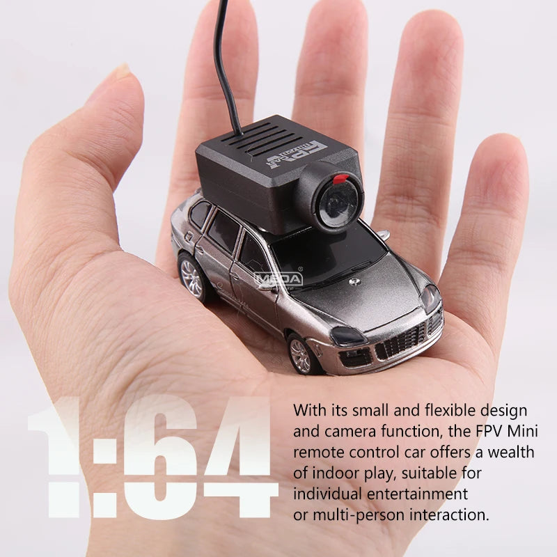 Wltoys 6401-C 1/64 FPV Mini RC Car&Runway Mats 2.4GHz First Person View Gyroscope Remote Control Car with HD Camera Racing Toy