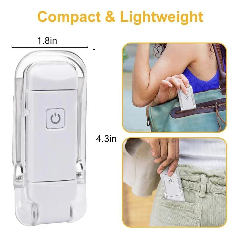 LED USB Rechargeable Book Reading Light Eye Protection Night Light Portable Clip Desk Lights Bookmark Read Light Night Lamp