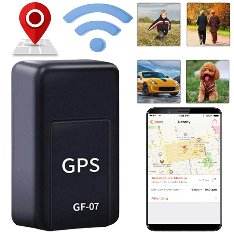 Micro Magnetic GPS Tracker, Vehicle Motorcycle Real-time Anti-theft Tracking Monitor, Personal Anti Loss Positioning Mini GPS