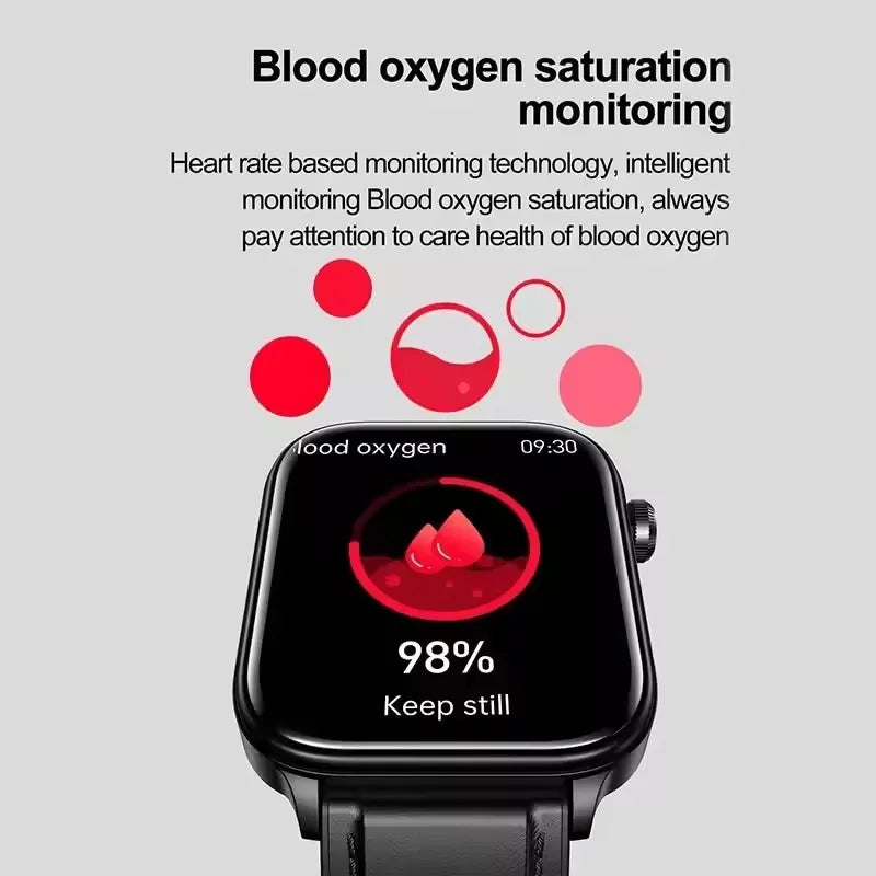 2025New AI Diagnosis Body Composition Health Smart Watch ECG Blood Pressure Uric Acid LIpid Bluetooth Call Bracelets For HUAEWEI