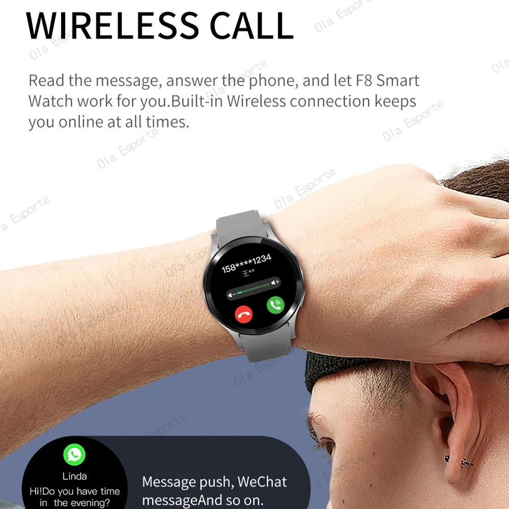 2025 New Bluetooth Calls Smart Watch 6 Pro 1.32” Inch 240*280 Custom Dials Sport Men And Woman Health Monitor Smartwatch For Man