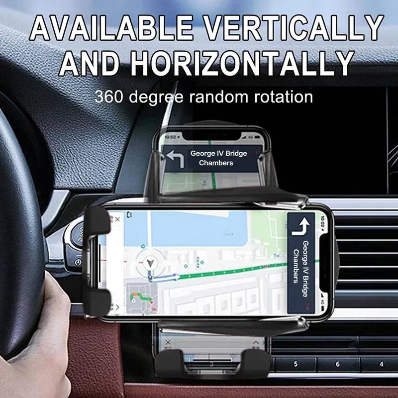 30W Automatic Clamping Infrared Induction Car Wireless Charger Stand for IPhone 11 12 13 14 Pro Max Samsung Galaxy S20 21 Plus