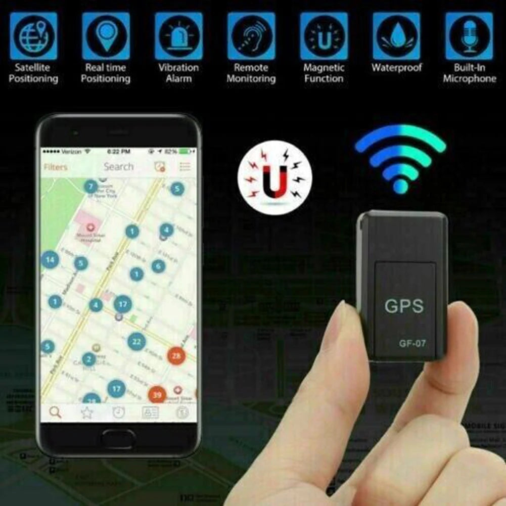 Micro Magnetic GPS Tracker, Vehicle Motorcycle Real-time Anti-theft Tracking Monitor, Personal Anti Loss Positioning Mini GPS