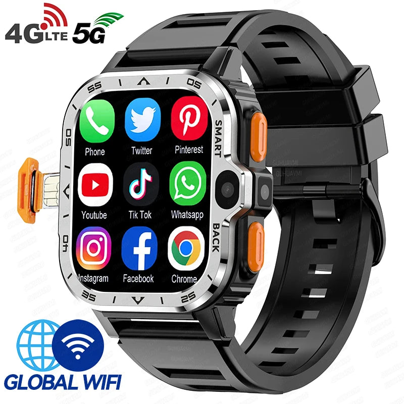 New For XIAOMI PGD Android Smart Watch Men GPS 16G/64G ROM Storage HD Dual Camera 2G 4G SIM WIFI Wireless Fast Internet Access