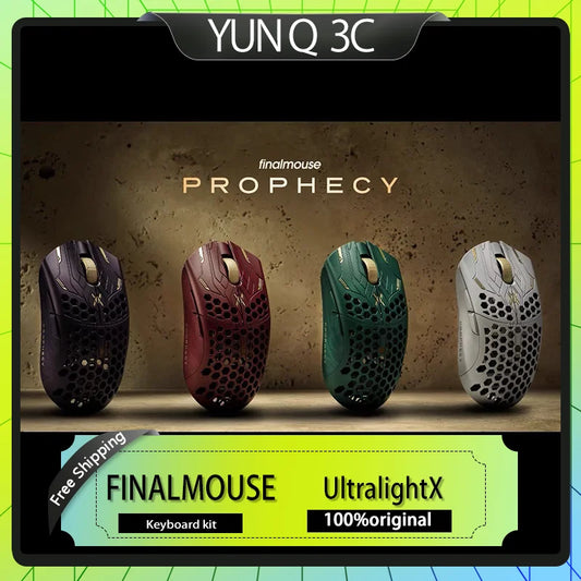 FinalMouse UlX Wireless Gaming Mouse Carbon Fiber Lightweight Computer Accessories For Esports Mice And Keyboards