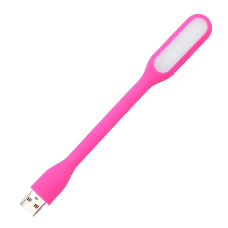 1pc Mini USB LED Lamp With Flexible Arm Portable LED Reading Light Eye-Protection Energy-Saving Mini Night Light Laptop Desktop