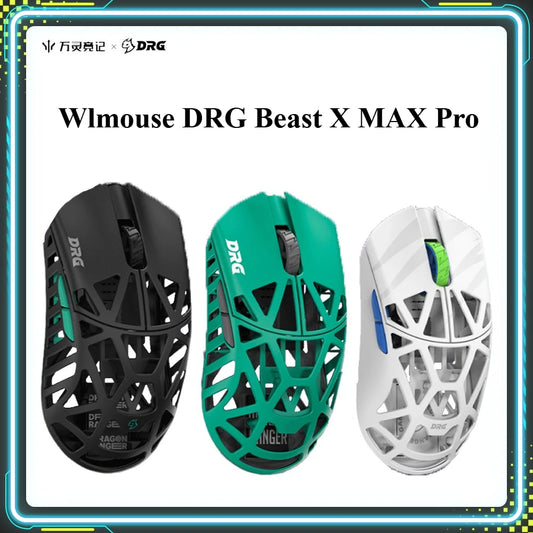 Wanling DRG Wlmouse Beast X MAX Pro Gaming Mouse PAW3950HS 8K Lowdelay Magnesium Alloy Lightweight Custom Wireless Mice PC Gifts