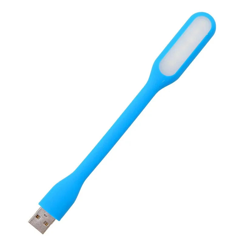 1pc Mini USB LED Lamp With Flexible Arm Portable LED Reading Light Eye-Protection Energy-Saving Mini Night Light Laptop Desktop