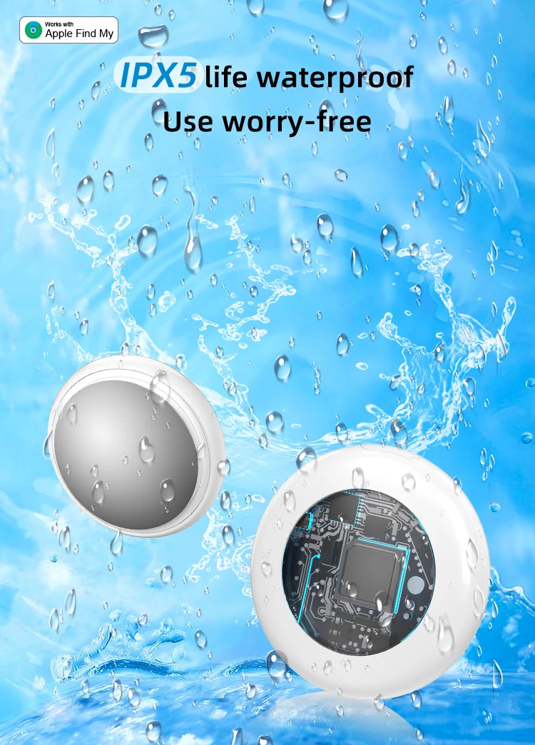 Timethinker Bluetooth GPS Tag Tracker Smart Locator Bag Kids Finder Works with Apple Find My ITag Anti Lost Reminder Device MF1