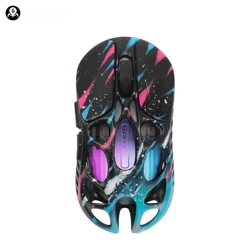 Gravastar Mercury X Pro Gaming Mouse E-sport PAW3950 Flagship Sensor Customized Magnesium Alloy Lightweight Design 8K Dongle