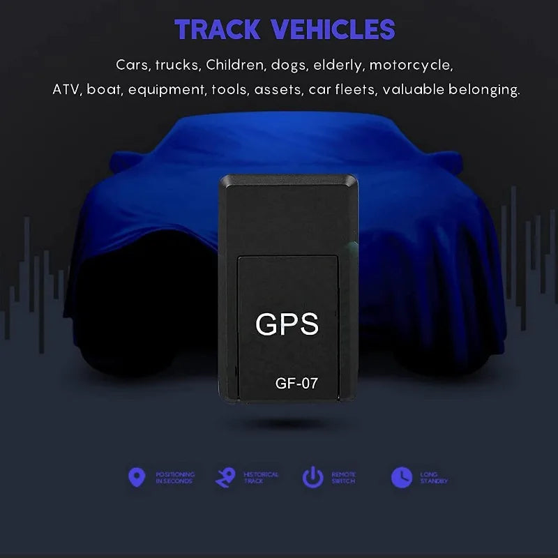 Vehicle GPS tracker, mini magnetic GPS real-time car locator, full coverage, long standby tracker