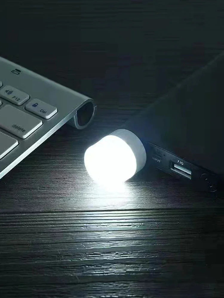 1pc Mini USB LED Lamp With Flexible Arm Portable LED Reading Light Eye-Protection Energy-Saving Mini Night Light Laptop Desktop