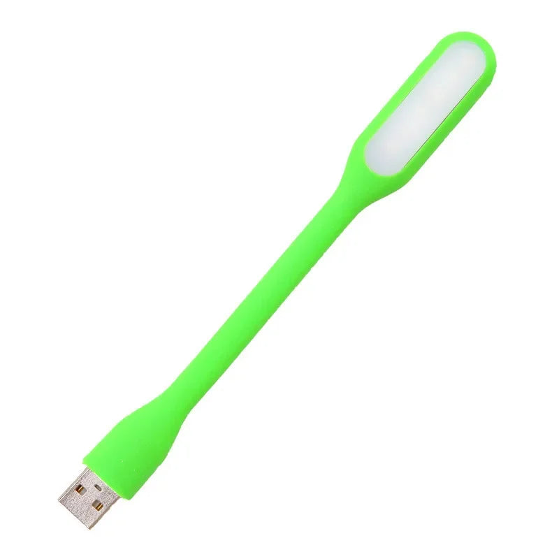 1pc Mini USB LED Lamp With Flexible Arm Portable LED Reading Light Eye-Protection Energy-Saving Mini Night Light Laptop Desktop