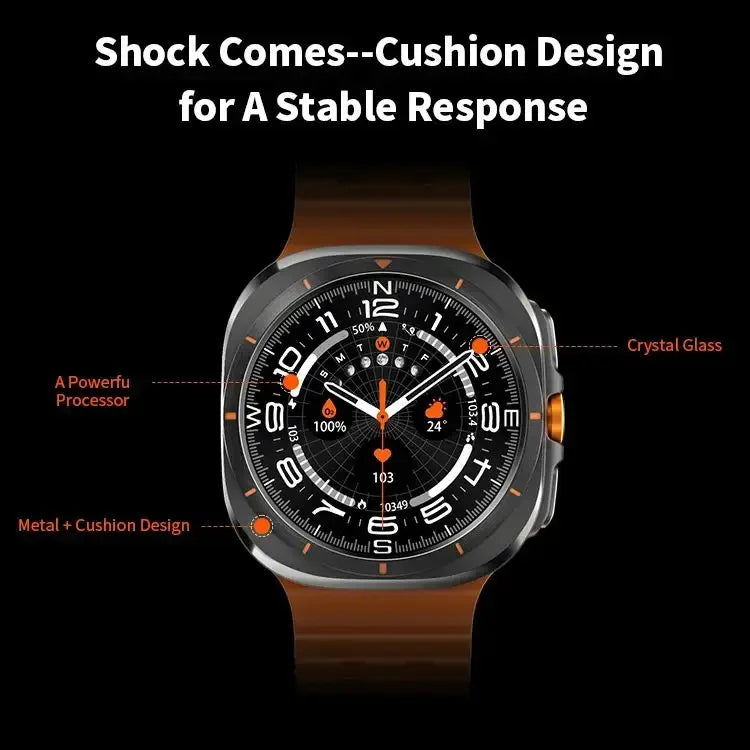New 2025 Galaxy Watch 7 Ultra 47mm Smart Watch Bluetooth Call Men GPS NFC AMOLED Fitness Tracker Health Smartwatch For Samsung