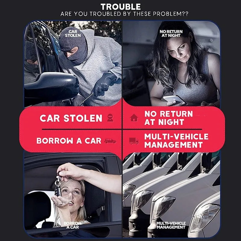 Vehicle GPS tracker, mini magnetic GPS real-time car locator, full coverage, long standby tracker