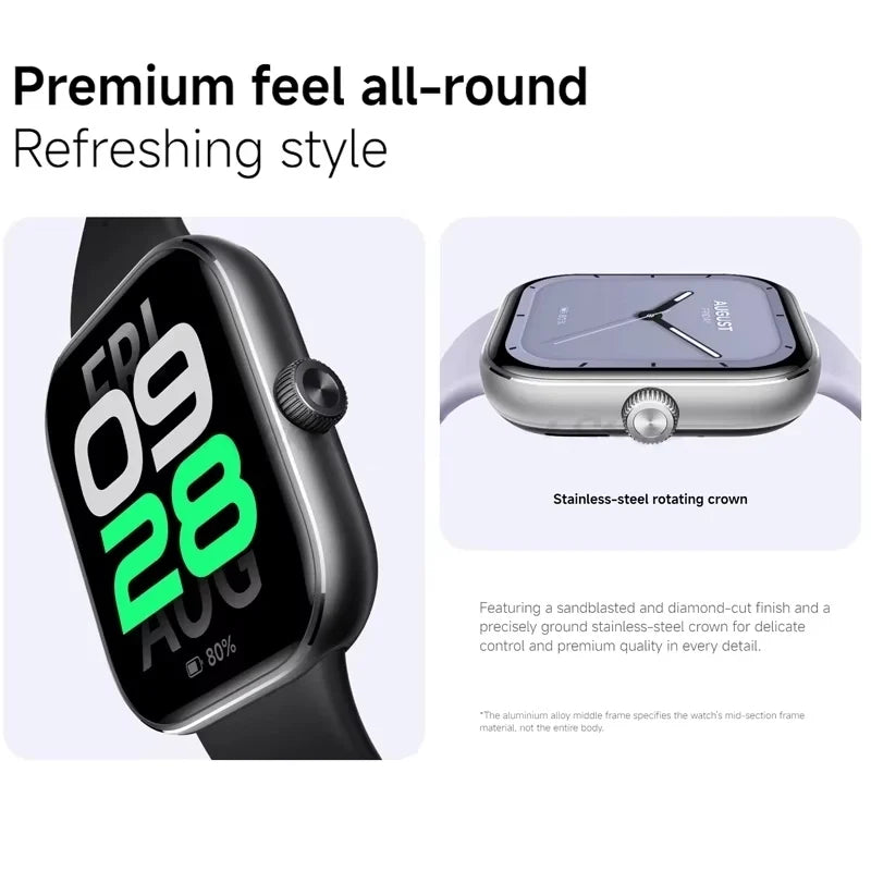 Xiaomi Redmi Watch 5 Global Version 2.07" 60Hz AMOLED Screen Built-in GNSS Bluetooth Call 150+ Sports Modes 24 Days Battery Life