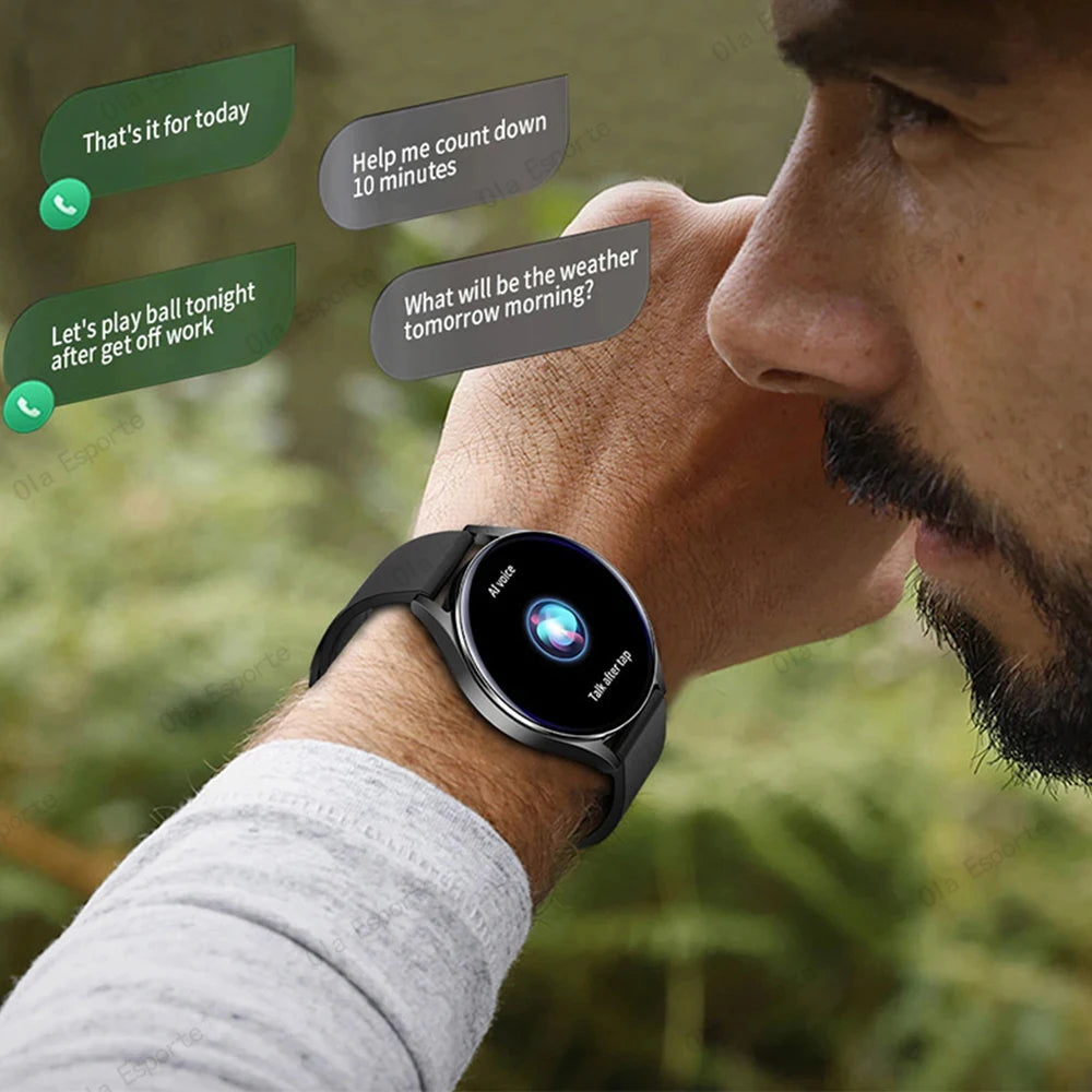 2025 New Bluetooth Calls Smart Watch 6 Pro 1.32” Inch 240*280 Custom Dials Sport Men And Woman Health Monitor Smartwatch For Man