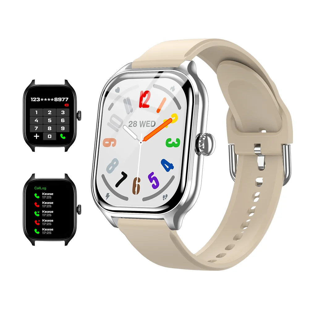 LAXASFIT H9 Smart Watch Dialing Answering Calls Exercise Tracking Heart Rate Sleep Monitor Bluetooth Smartwatch Man Woman Gift