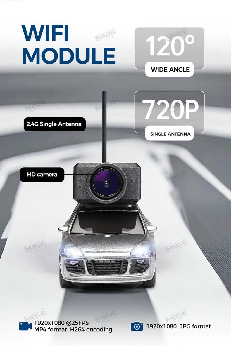 Wltoys 6401-C 1/64 FPV Mini RC Car&Runway Mats 2.4GHz First Person View Gyroscope Remote Control Car with HD Camera Racing Toy