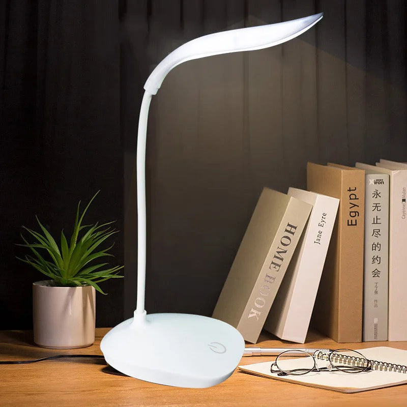 Dormitory Reading the USB Charging LED Lamp That Shield an Eye Beads Three Gears Touch Dimmer Lamp Eye Protection Desk Lamp