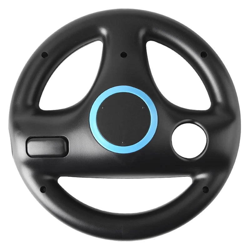 3 Color Plastic Game Racing Steering Wheel for Nintendo Wii Remote Controller Racing Wheel for Wii Kart Racing Games Controller