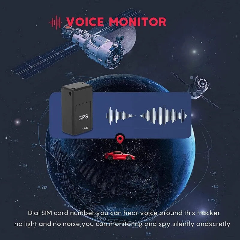 Vehicle GPS tracker, mini magnetic GPS real-time car locator, full coverage, long standby tracker